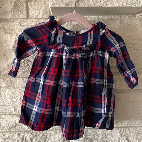 The Children’s Place Plaid Dress • 6-9Mo - Picture 2 of 8